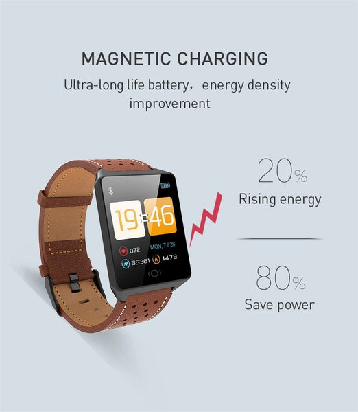 New Smart Watch With Blood Pressure Heart Rate Monitor Sports Fitness Tracker Men Smartwatch For Android iPhones