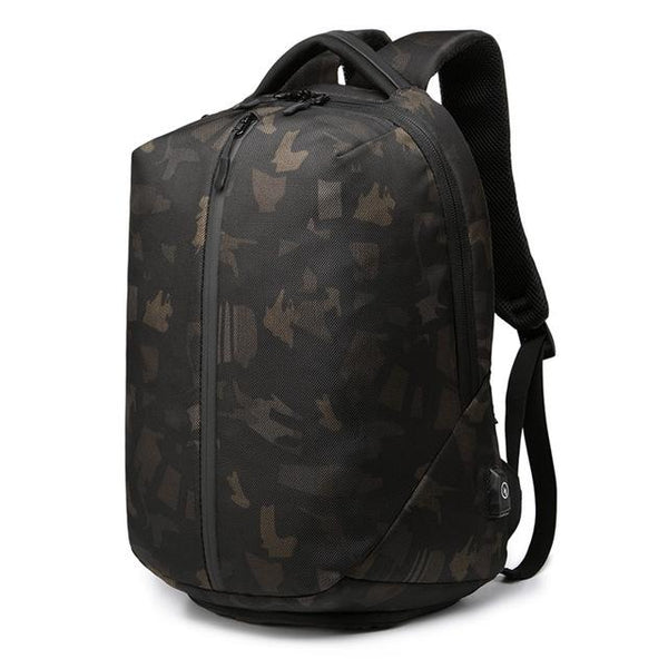 New Laptop Backpack Oxford USB charging Travel Backpack Anti-Theft Waterproof Zipper Fitness Bag With Shoes Pocket