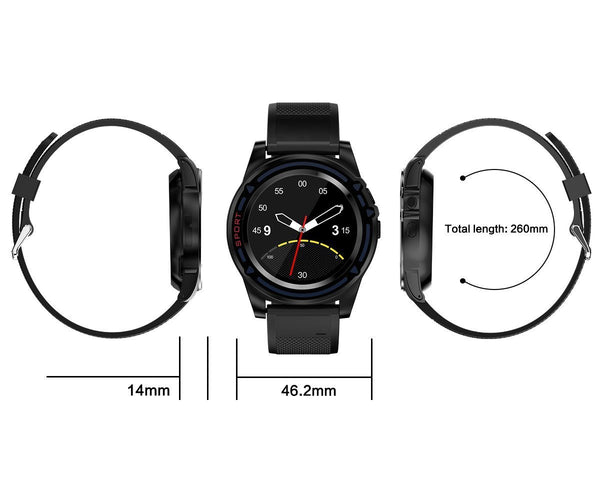 New Smart Sport Watch Fitness Tracker Camera Music Bluetooth Steps Calorie Distance Activity Tracker