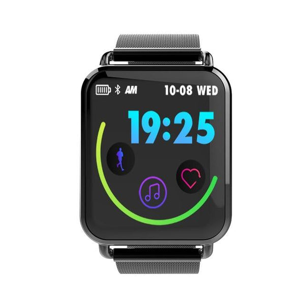 New IP67 Waterproof Dynamic Blood Oxygen Pressure Pedometer Fitness Tracker Heart Rate Smartwatch For Android iPhones