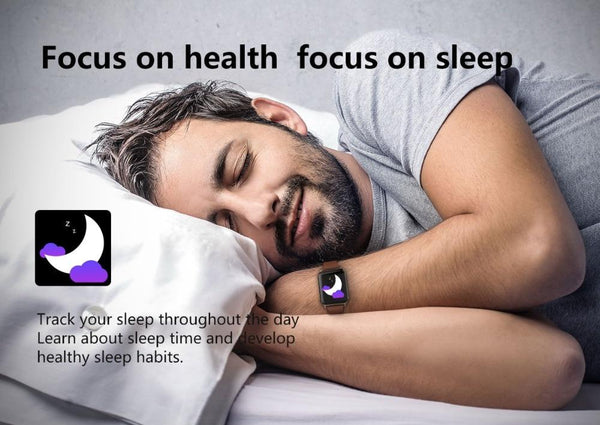 New IP67 Waterproof Dynamic Blood Oxygen Pressure Pedometer Fitness Tracker Heart Rate Smartwatch For Android iPhones