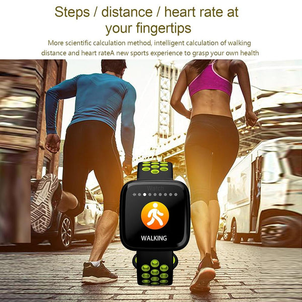 New Smart Watch Waterproof Blood Pressure Heart Rate Monitor Pedometer Cycling Mode Fitness Bracelet Band for IOS Androids