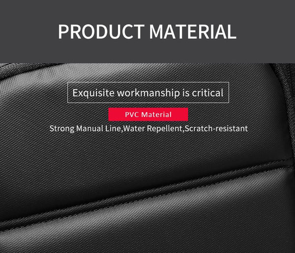 NEW 15.6 Inch Laptop Travel Backpack Water Repellent Functional Rucksack With USB Charging Port
