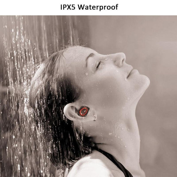 New Bluetooth 5.0 True Wireless Sweatproof Sport Earbuds With Portable Charging Case For iPhone Android