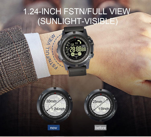 New Professional Sport Smart Watch Men IP68 Waterproof 1.24 Inch Display Smartwatch For Android IOS