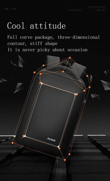 New TSA Lock Anti-Theft Men 15.6 Inch Laptop Backpack USB Charging Business Water-Repellent Casual Travel Backpack