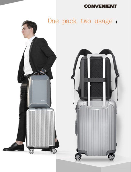 New TSA Lock Anti-Theft Men 15.6 Inch Laptop Backpack USB Charging Business Water-Repellent Casual Travel Backpack