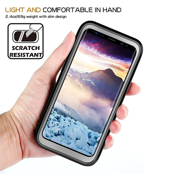 New Shockproof Full-Body Rugged Case Cover With Built-in Screen Protector For Samsung Galaxy S9 Note 9 Series