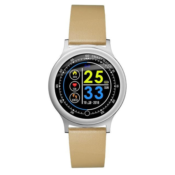 New Smart Watch Men Metal Strap IP68 Waterproof Heart Rate Blood Pressure Monitor SMS Notifications Smartwatch