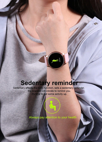 New Luxury Women's Smart Watch Heart Rate Blood Pressure Monitor Smartwatch Fitness Tracker For Android IOS