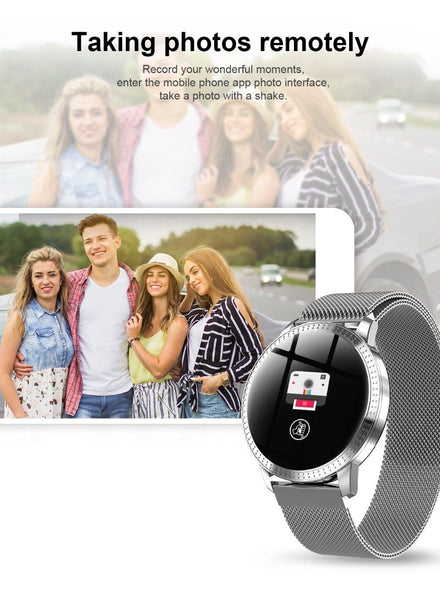 New Luxury Women's Smart Watch Heart Rate Blood Pressure Monitor Smartwatch Fitness Tracker For Android IOS