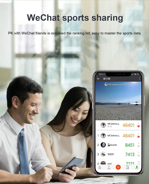 New 1.3' Full HD IPS Circular Screen Band Heart Rate Monitor Sport Mode Fitness Tracker Smart Watch
