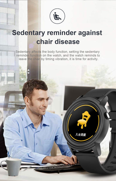 New 1.3' Full HD IPS Circular Screen Band Heart Rate Monitor Sport Mode Fitness Tracker Smart Watch