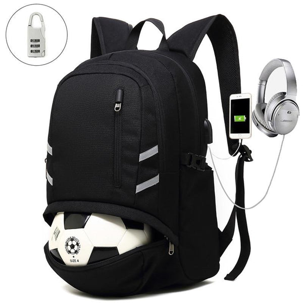 New 17 Inch Large Capacity Laptop Backpack Mochila Multifunctional USB Charging Casual School Bag