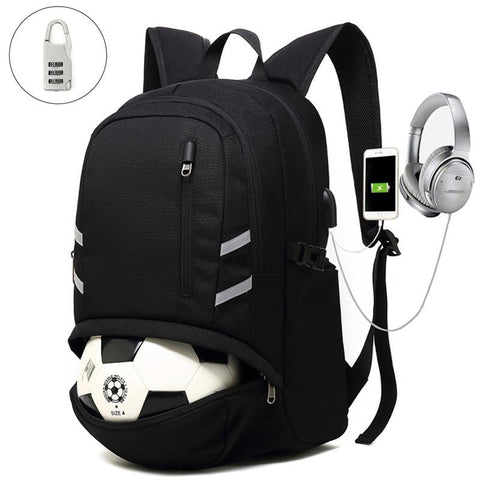 New 17 Inch Large Capacity Laptop Backpack Mochila Multifunctional USB Charging Casual School Bag
