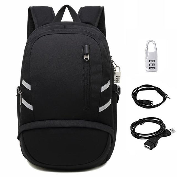 New 17 Inch Large Capacity Laptop Backpack Mochila Multifunctional USB Charging Casual School Bag