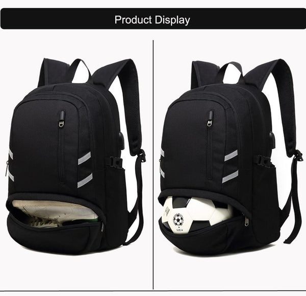 New 17 Inch Large Capacity Laptop Backpack Mochila Multifunctional USB Charging Casual School Bag