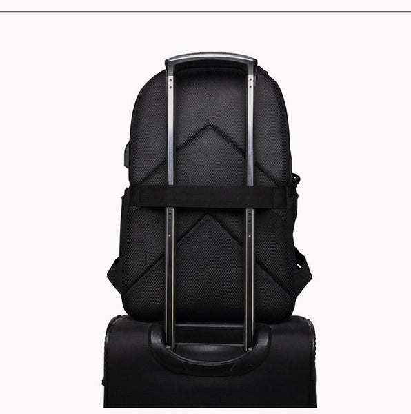 New 17 Inch Large Capacity Laptop Backpack Mochila Multifunctional USB Charging Casual School Bag