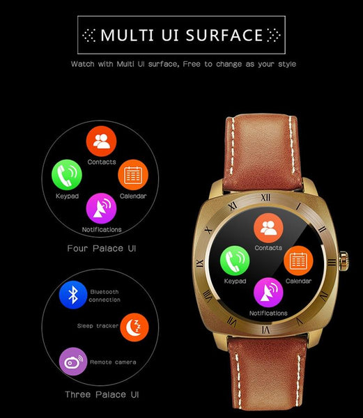 New Smart Watch Heart Rate Monitor Remote Camera Music Wristwatch Pedometer Smartwatch For Android iPhones