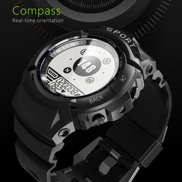New Sport Smart Watch IP68 Waterproof Fitness Tracker Dynamic Heart Rate Compass Stopwatch Alarm Clock Smartwatch