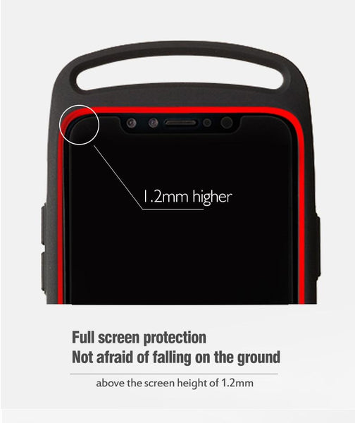 New Hybrid Protective Hard Silicone Heavy Duty Armor Sport Case For iPhone X XS Max XR