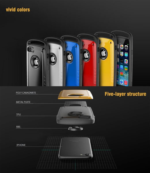New Hybrid Protective Hard Silicone Heavy Duty Armor Sport Case For iPhone X XS Max XR