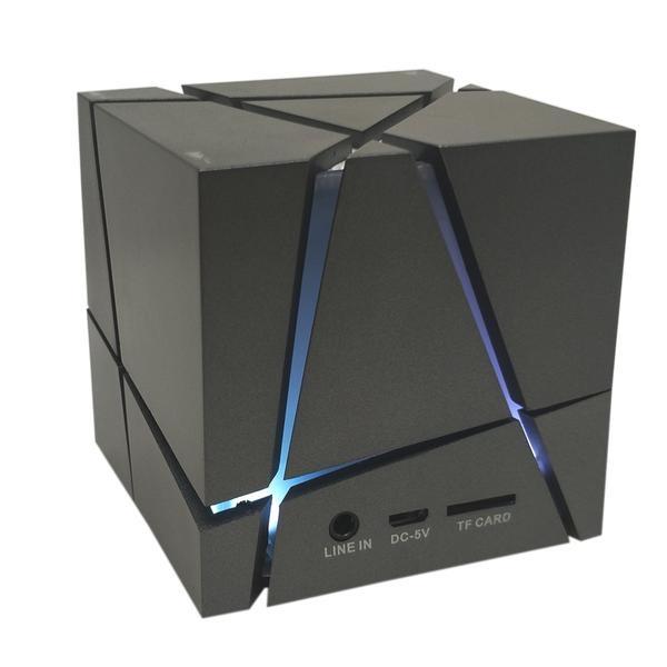 New Wireless Bluetooth Speaker With Microphone LED Flashing Light Subwoofer Hifi Surround Sound For Android iPhone