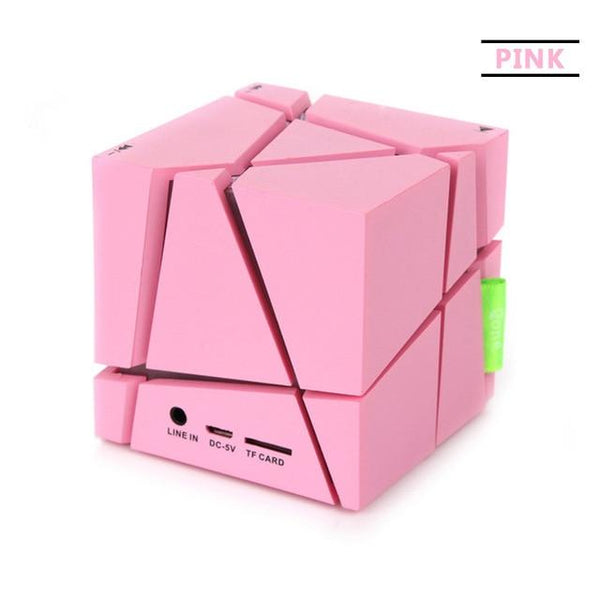 New Wireless Bluetooth Speaker With Microphone LED Flashing Light Subwoofer Hifi Surround Sound For Android iPhone