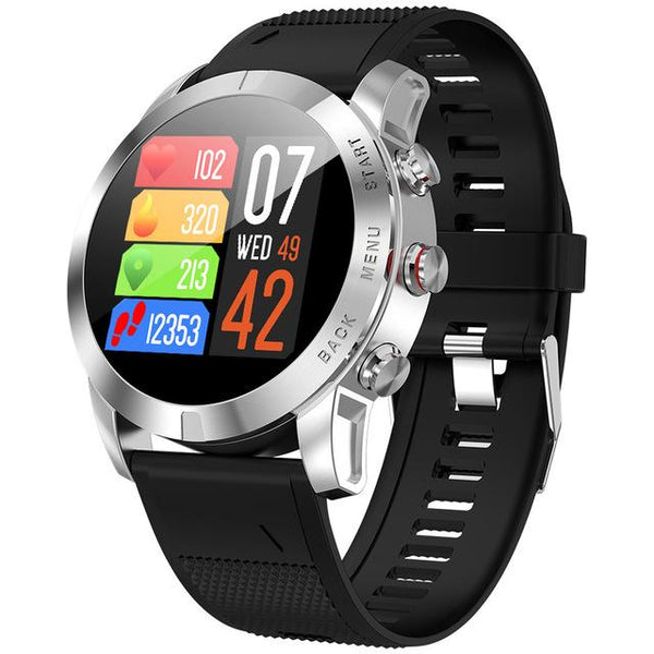 New Smart Watch 1.3'' IP68 Waterproof Bluetooth 4.2 Smartwatch Heart Rate Monitoring Compass Sport Watch For Android iOS