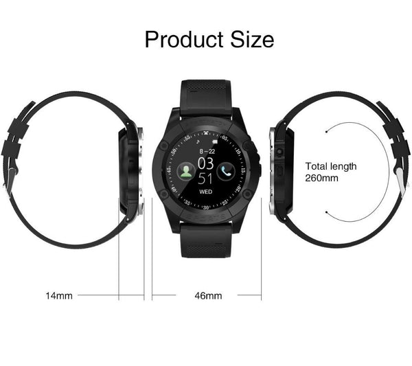 New Sport Smart Watch With Remote Camera Wristwatch Bluetooth For Android iPhone