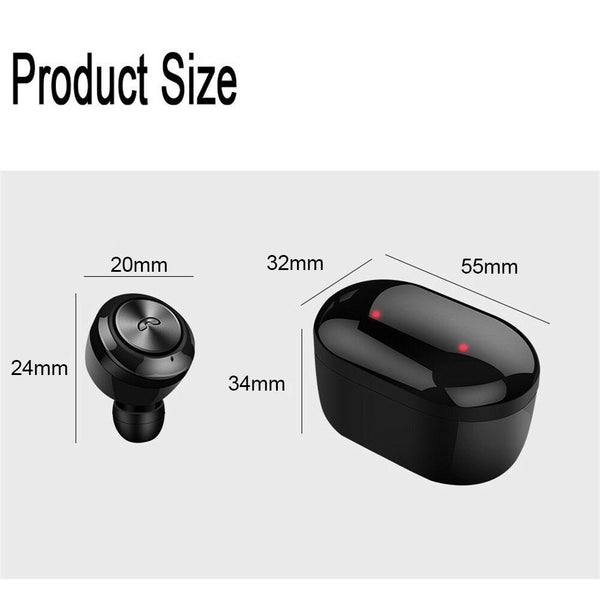 New TWS Bluetooth 5.0 Earphones Wireless Headphones Earphone Handsfree Headphone Sport Earbuds For iPhone Android