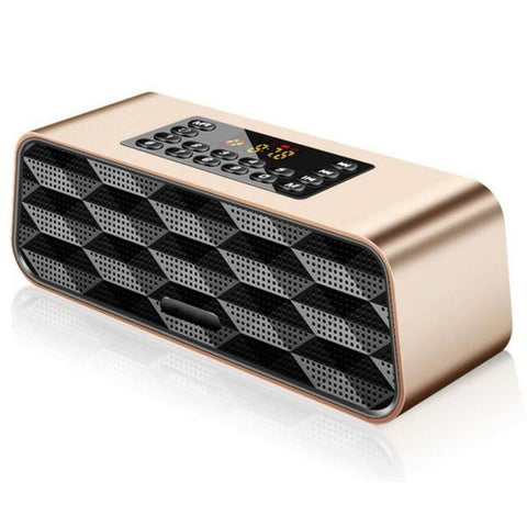New Super Bass Bluetooth Speaker Subwoofer Portable Wireless Speaker With Mic Audio Multifunction TF FM Radio