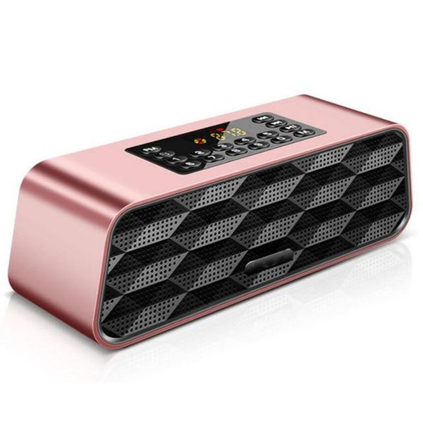New Super Bass Bluetooth Speaker Subwoofer Portable Wireless Speaker With Mic Audio Multifunction TF FM Radio