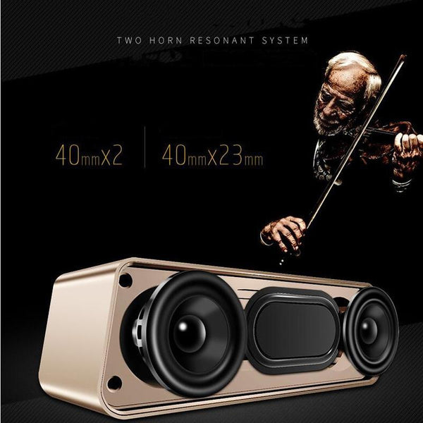 New Super Bass Bluetooth Speaker Subwoofer Portable Wireless Speaker With Mic Audio Multifunction TF FM Radio