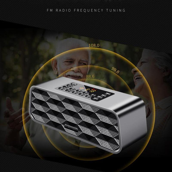 New Super Bass Bluetooth Speaker Subwoofer Portable Wireless Speaker With Mic Audio Multifunction TF FM Radio