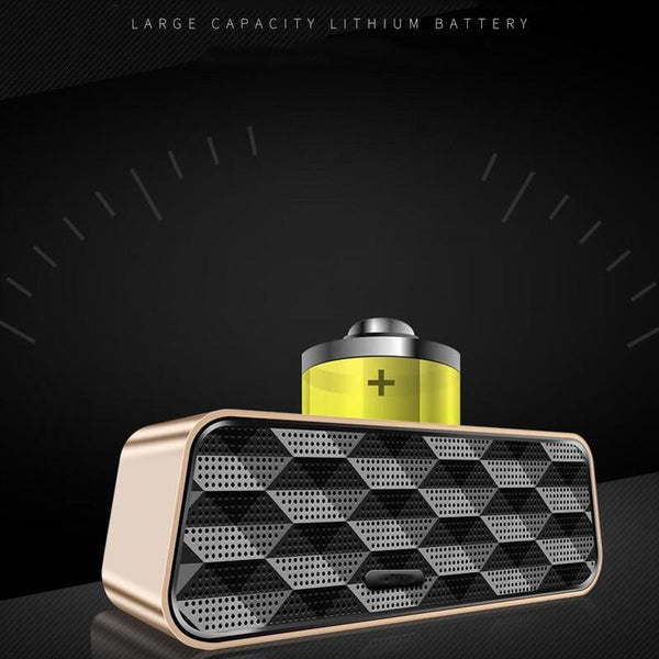 New Super Bass Bluetooth Speaker Subwoofer Portable Wireless Speaker With Mic Audio Multifunction TF FM Radio