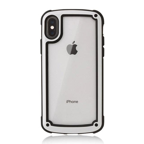 New Luxury Transparent Case Shockproof Armor Protective Case Cover For iPhone X XS Max XR 8 Plus
