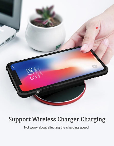 New Luxury Transparent Case Shockproof Armor Protective Case Cover For iPhone X XS Max XR 8 Plus