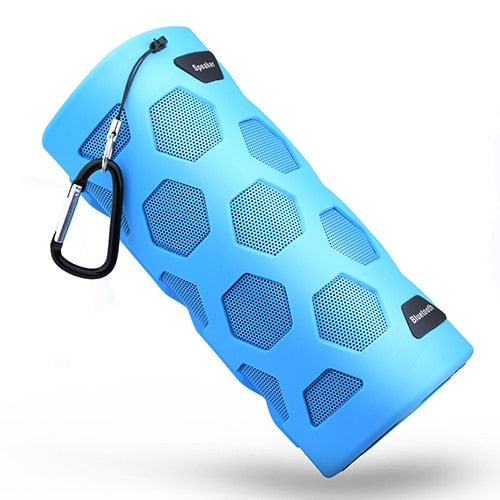 New NFC Wireless Bluetooth Waterproof Portable Outdoor Mini Stereo Column Speaker With Powerbank