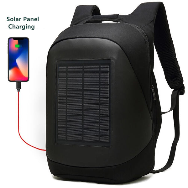 New Solar Charging Anti-Theft High Capacity Laptop Computer Business Outdoor Backpack Bag