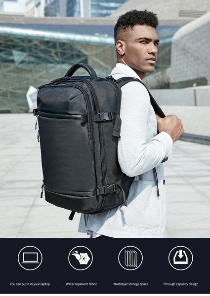 New Smart USB Backpack Men Travel Pack Bag Male Luggage Business Rucksack Large Capacity Laptop Backpack