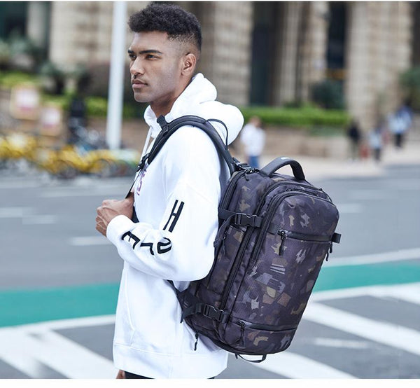 New Smart USB Backpack Men Travel Pack Bag Male Luggage Business Rucksack Large Capacity Laptop Backpack