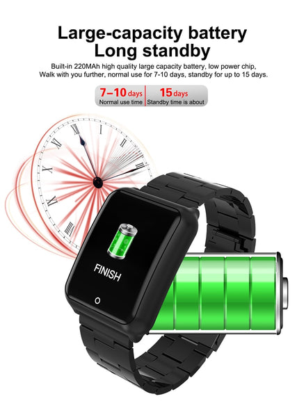 New Heart Rate Fitness Tracker Sport Bluetooth Digital Wrist Smartwatch For iPhone Samsung Xiaomi