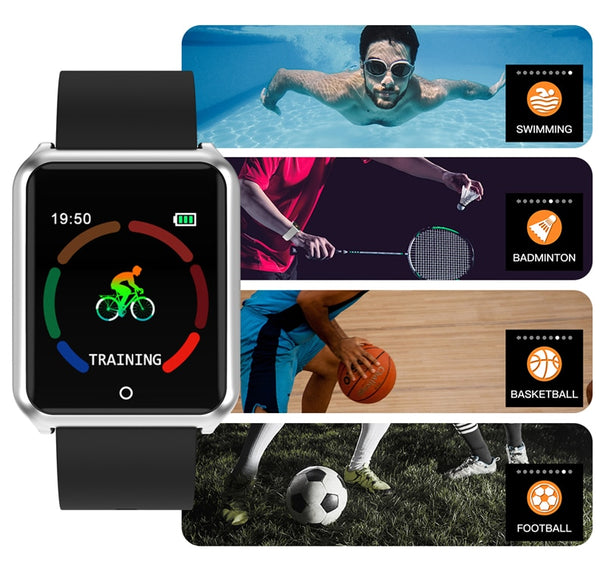New Heart Rate Fitness Tracker Sport Bluetooth Digital Wrist Smartwatch For iPhone Samsung Xiaomi