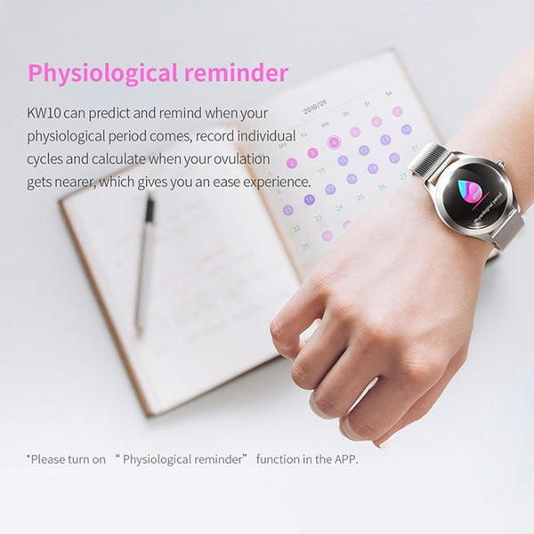 New Smart Watch Women 1.04'' Screen IP68 Waterproof Heart Rate Monitor Sport Smartwatch For iOS Android