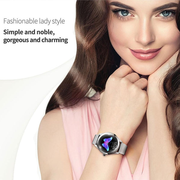 New Smart Watch Women 1.04'' Screen IP68 Waterproof Heart Rate Monitor Sport Smartwatch For iOS Android