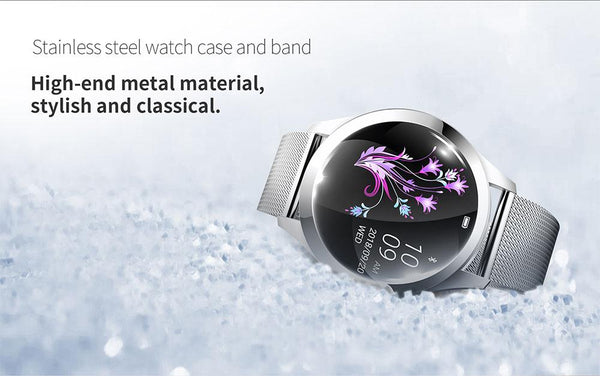 New Smart Watch Women 1.04'' Screen IP68 Waterproof Heart Rate Monitor Sport Smartwatch For iOS Android
