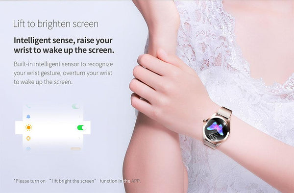 New Smart Watch Women 1.04'' Screen IP68 Waterproof Heart Rate Monitor Sport Smartwatch For iOS Android