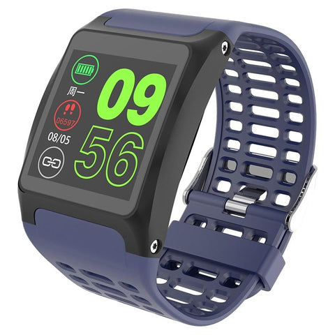 New IP67 Waterproof Bluetooth Pedometer Heart Rate Monitor Color Display Smart Watch For Android iOS