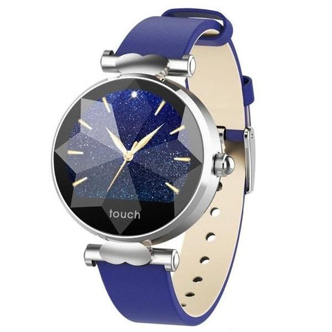 New Luxury Lady's Bluetooth Smart Watch Bracelet Waterproof Fitness Heart Rate Blood Pressure Tracker For iPhone Androids